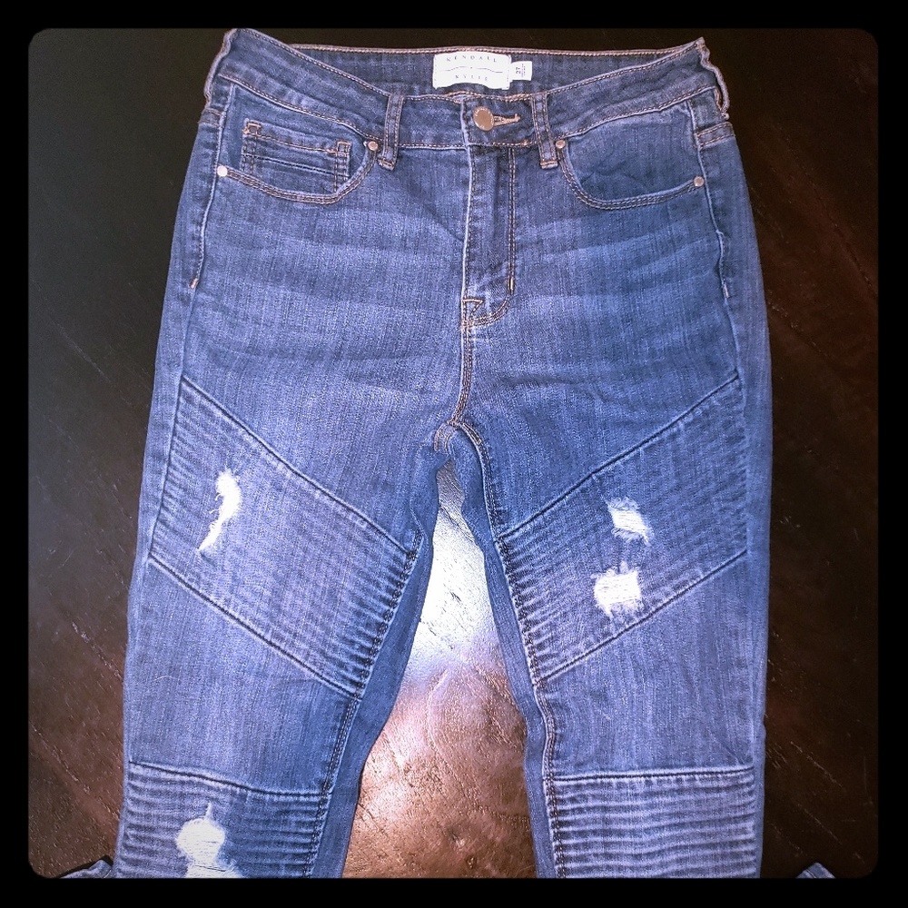 Kendall & Kylie High-waisted skinny jeans